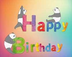 Panda Bear Birthday