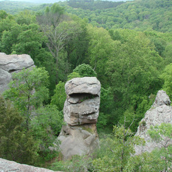 Monkey Face: Rock formation that looks like a monkey face.