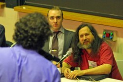 Bruce Perens and Stallman