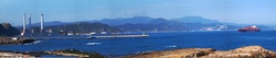 Panorama image taken from Hoping Island, Jilong, Taiwan