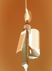 Photo of a weather data station