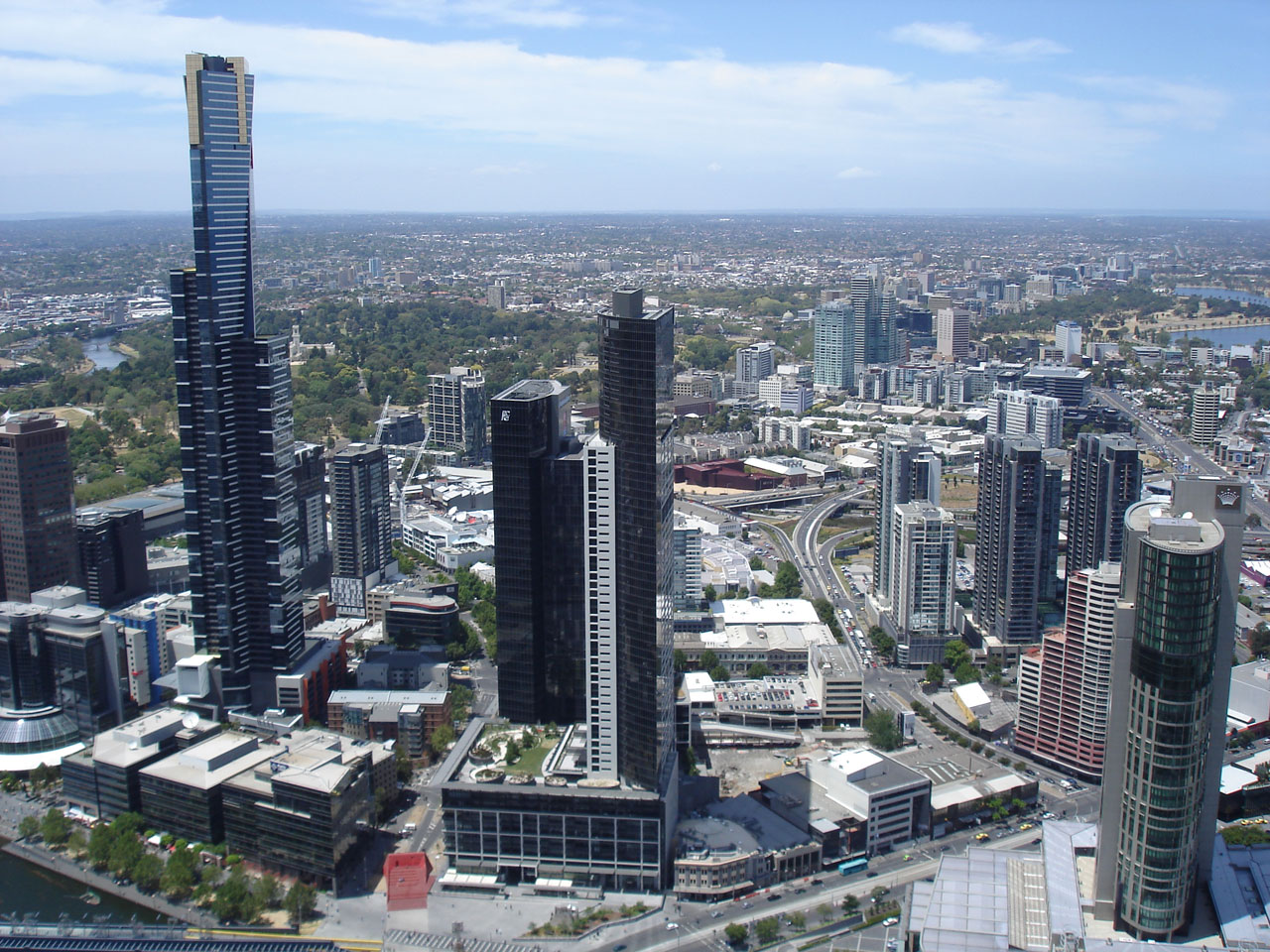 Melbourne City from Rialto Observation Deck