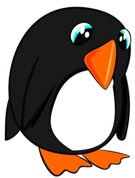 Cartoon penguin illustration