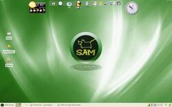sam linux 2009 desktop