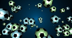 Soccer ball background.