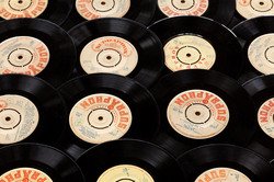 Gramophone records background photo