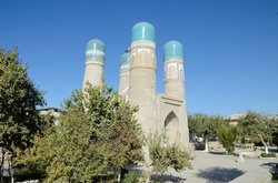 Historical buildings in Bukhara, Uzbekistan.
