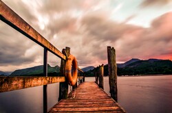 Pier on the water