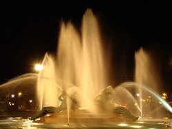Swann fountain in Philadelphia