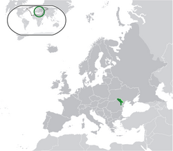 Location Moldova Europe