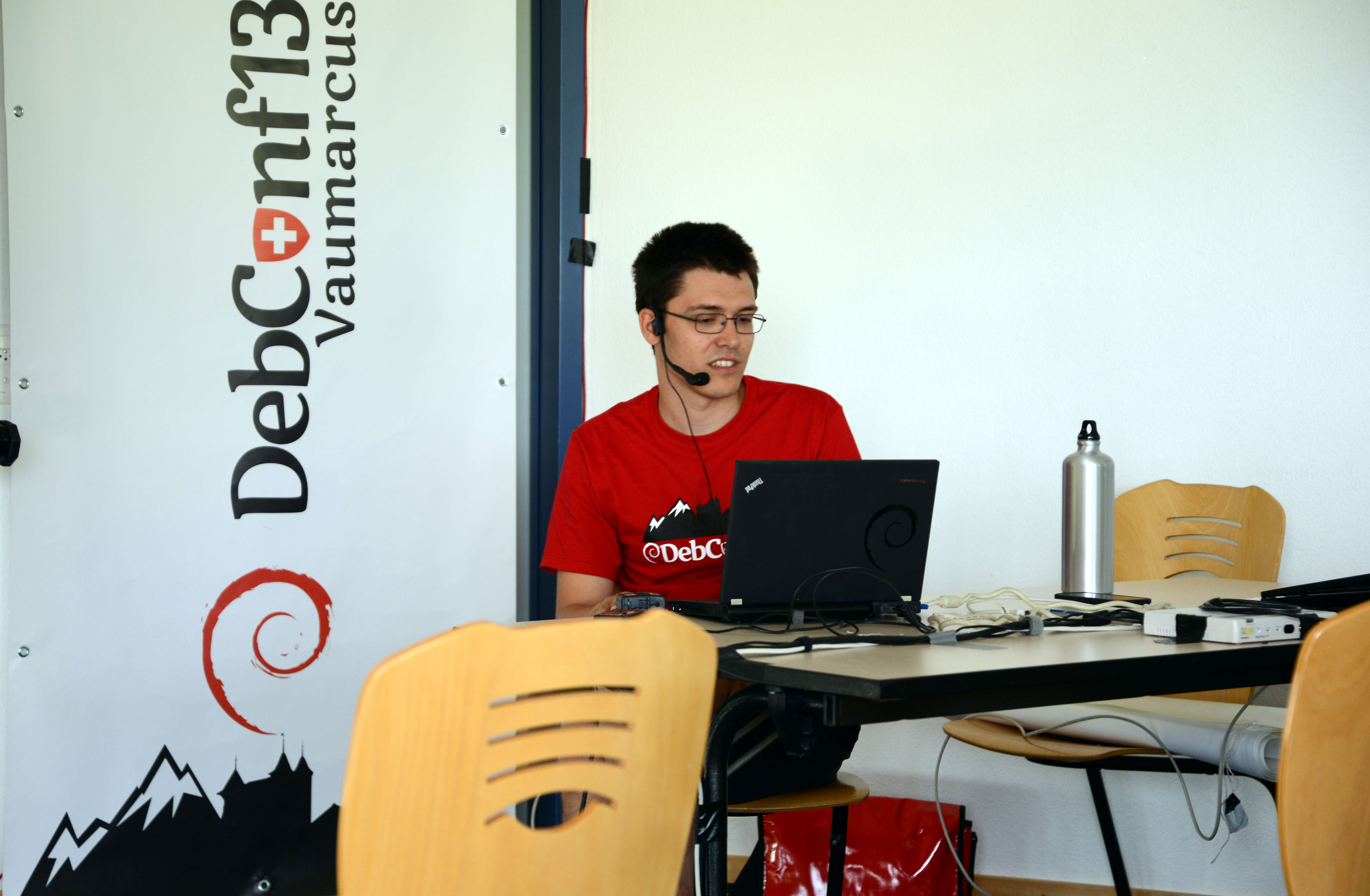 Fabian Gruenbichler, DebConf13, Debian, Vaumarcus, Switzerland, Google Summer of Code