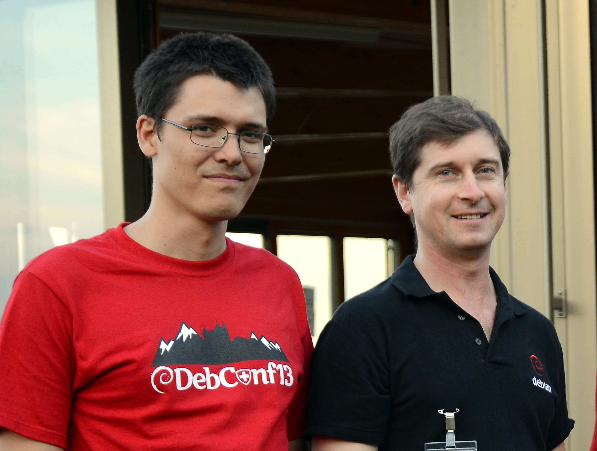 Fabian Gruenbichler, Daniel Pocock, DebConf13, Debian, Vaumarcus, Switzerland, Google Summer of Code