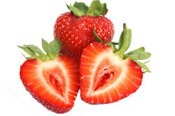 Red strawberries