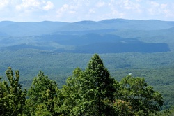 Appalachian mountains at North Georgia, USA.