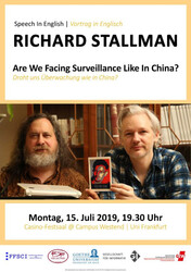 Richard Stallman: Are We Facing Surveillance Like in China?