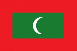 Flag Of Maldives. Maldives Flag