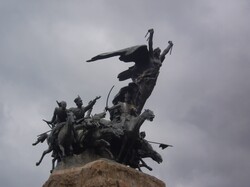 Monument in Cerro de la Gloria, Argentina