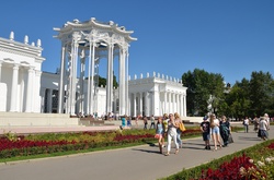 VDNKh, Moscow. Example of soviet architecture