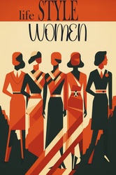 Women Magazine Cover Vintage