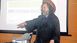 Richard M. Stallman, shown in an old file photo.