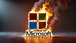 Microsoft burns