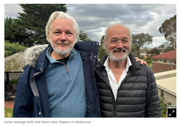 Family photo shows Julian Assange lying low in Melbourne