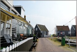 6 views in / on the harbor of Marken, old fishing village of Holland