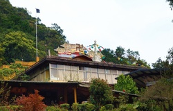 A Tibetan Buddhist temple in the hlls of rural east New Taipei, built and maintained by local lay people