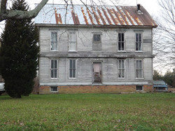 An old house in west Bloomington Indiana.