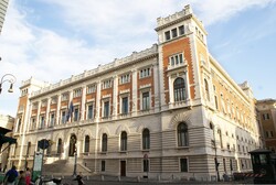 Palazzo Montecitorio in Rome headquarters of the Italian Parliament