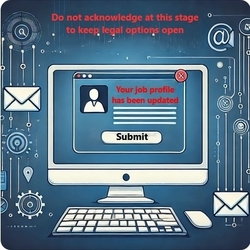 Mass email: âYour job profile has been updatedâ