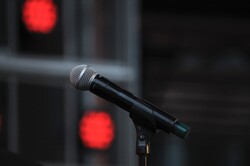 Microphone And Bokeh