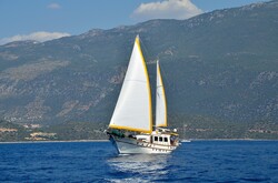 Sailing boat in Turkey