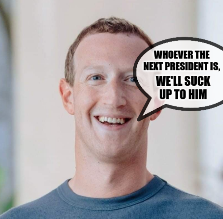 Whoever the next president is, we'll suck up to him