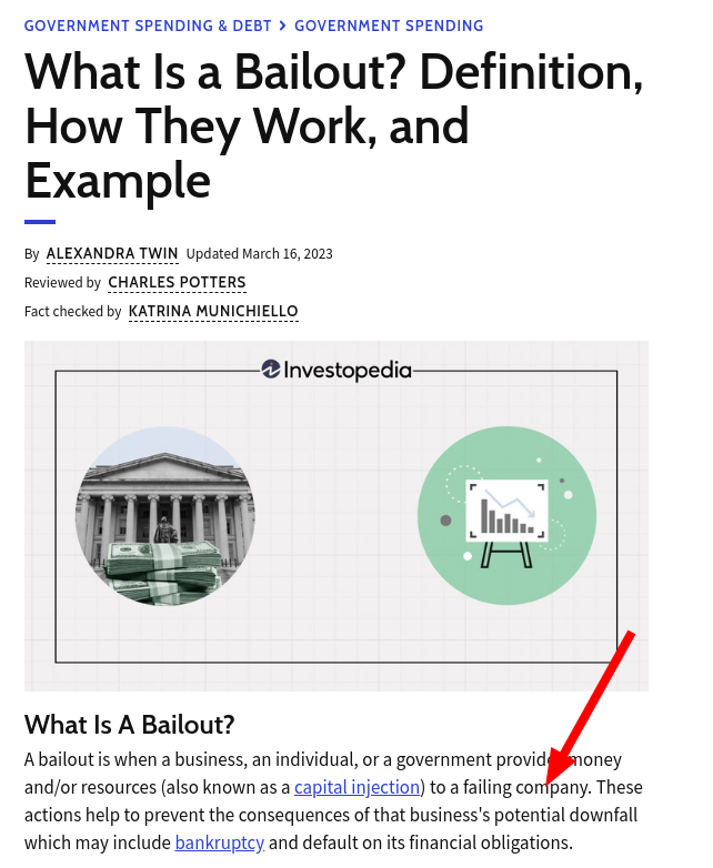 What Is a Bailout? Definition, How They Work, and Example