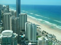 View of skyscrapers in the Gold Coast