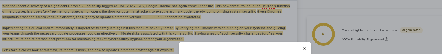 With the recent discovery of a significant Chrome vulnerability tagged as CVE-2025-0762...