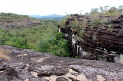 Waterfall. National Park in Ubon Ratchathani Thailand