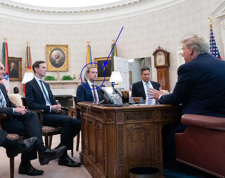 President Trump Meets with Mark Zuckerberg