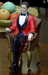 Ceramic Distinguished Military Gentleman