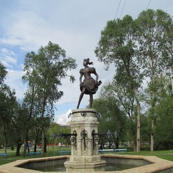 Fountain girl. Hungary.
