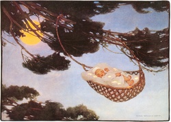 Artist Jessie Willcox Smith 1914 From The Book Mother Goose Illustration Art Painting