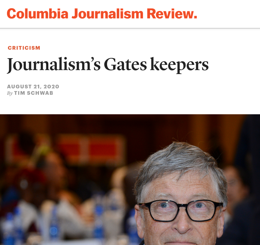 Journalism’s Gates keepers