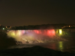 Niagara Falls: Scenic Night View of Iconic Waterfalls