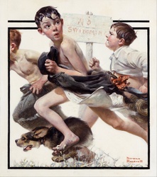 Norman Rockwell Artwork: Saturday Evening Post Norman Rockwell Illustration