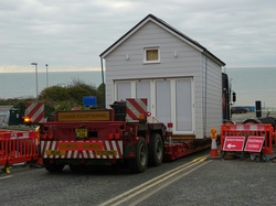 House On Truck Trailer
