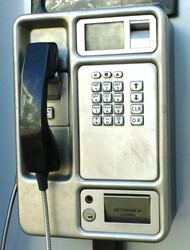 Public Telephone Phone Call Booth