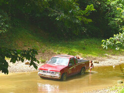Car wash in Dominican Republic