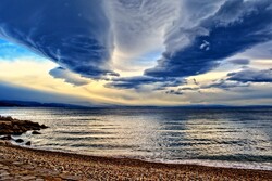 Afternoon prelude to sky In Opatija