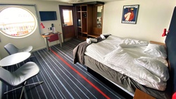 Commadore cabin with balcony onboard pearl seaways, Oslo to Copenhagen cruise